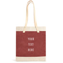 Market Tote in Cranberry (034CR)