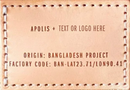 Leather Label Additional Cost
