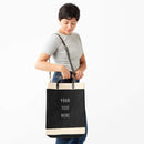 Market Bag in Black with Black Strap (003BKSTRAP)