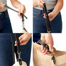 Market Bag in Black with Black Strap (003BKSTRAP)