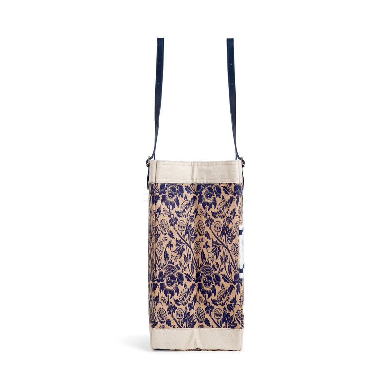 Market Bag in Blue Porcelain with Adjustable Handle (003POBL)