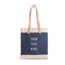 Market Tote in Navy (034NV)