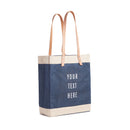 Market Tote in Navy (034NV)