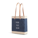 Market Tote in Navy (034NV)