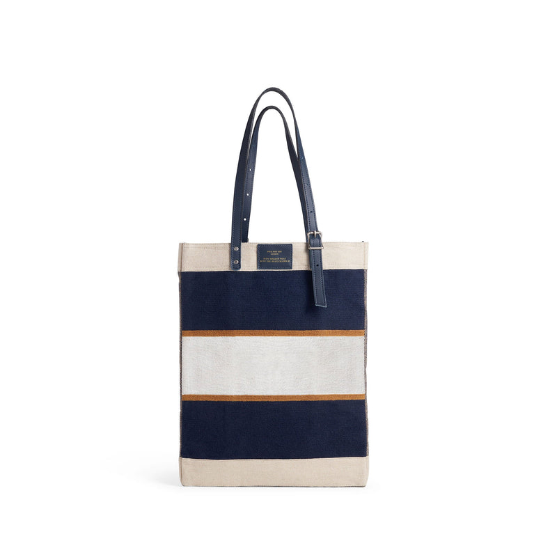 Market Bag in Collegiate Blue Chenille with Adjustable Handle (003CHNNAH)