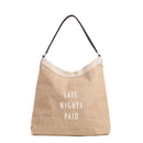 Crescent Tote in Natural (009NAOS)