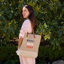 Wine Tote in Natural for Clare V. “Merci Beau Coup” (033CVOS)