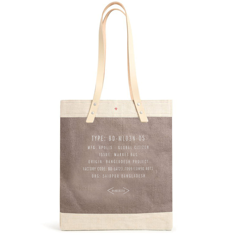 Market Tote Taupe (034TP)