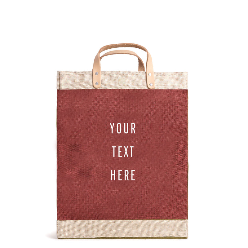 Market Bag in Cranberry (003CR)