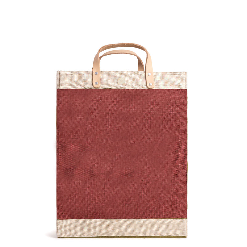 Market Bag in Cranberry (003CR)