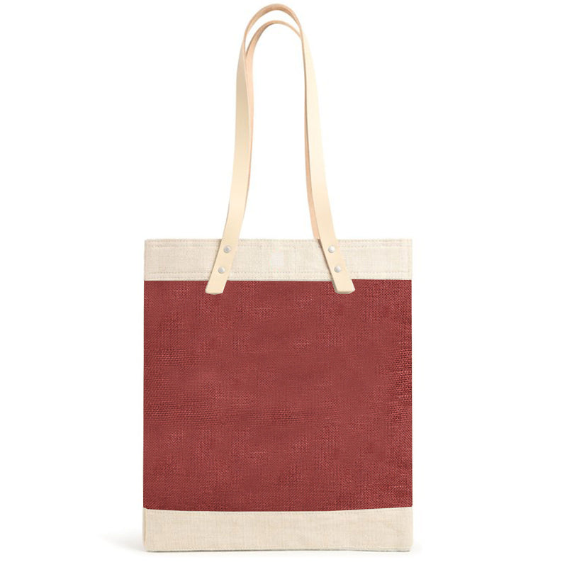 Market Tote in Cranberry (034CR)
