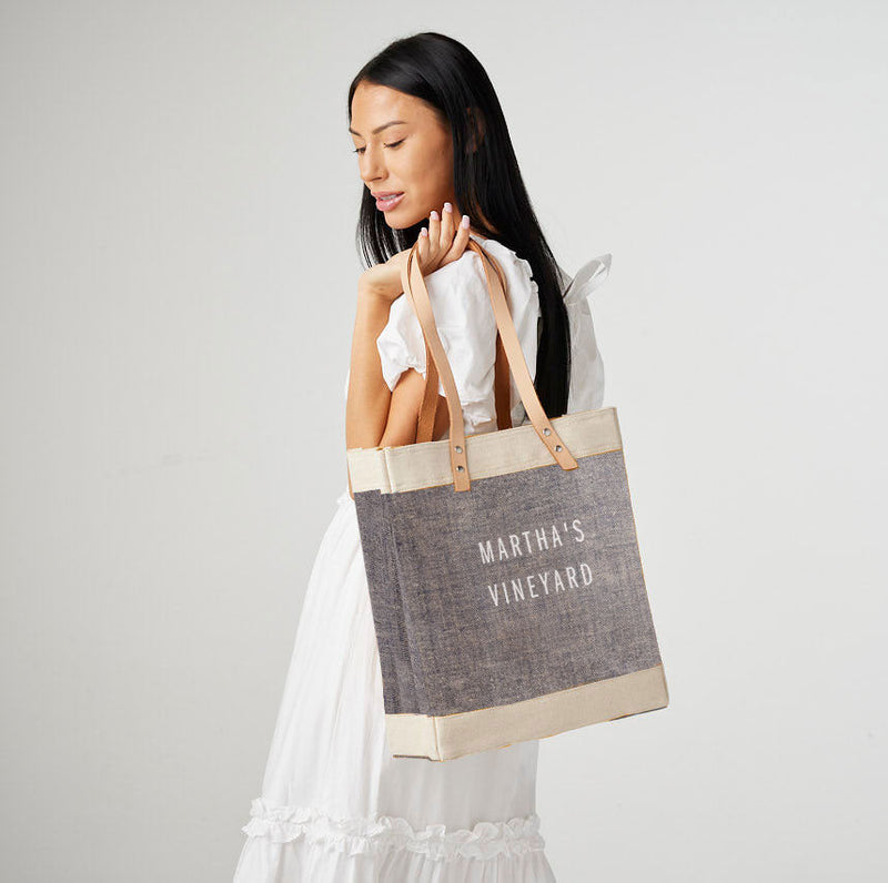 Market Tote in Chambray (034CHM) | Estimated: January 2025 Delivery