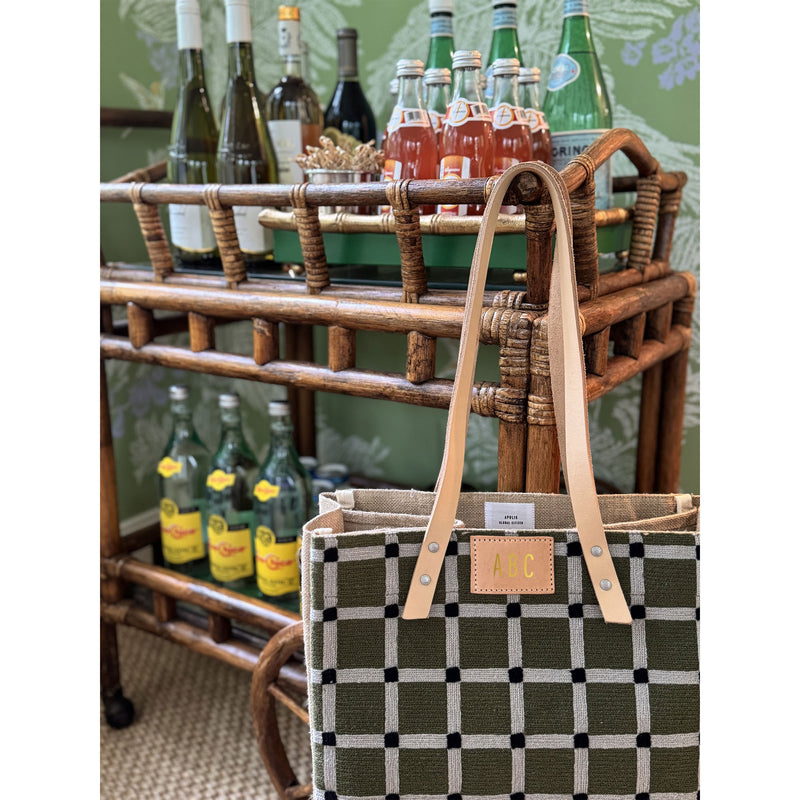 Wine Tote Chenille Sage (033CHNSG)
