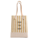 Wine Tote in Gold Stripe (033STGD)