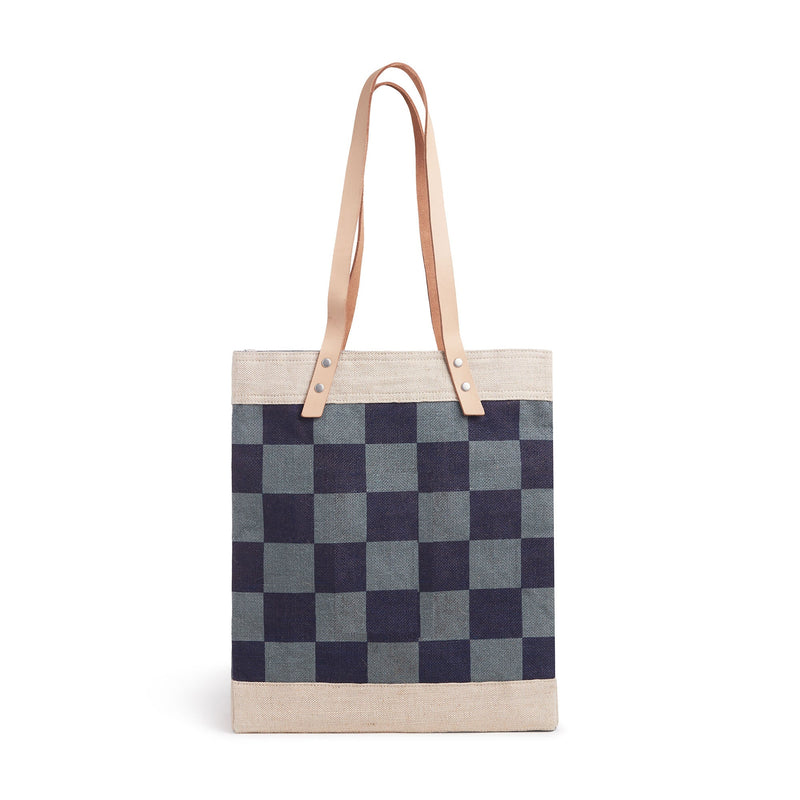 Market Tote Navy Checker (034CHKNV)