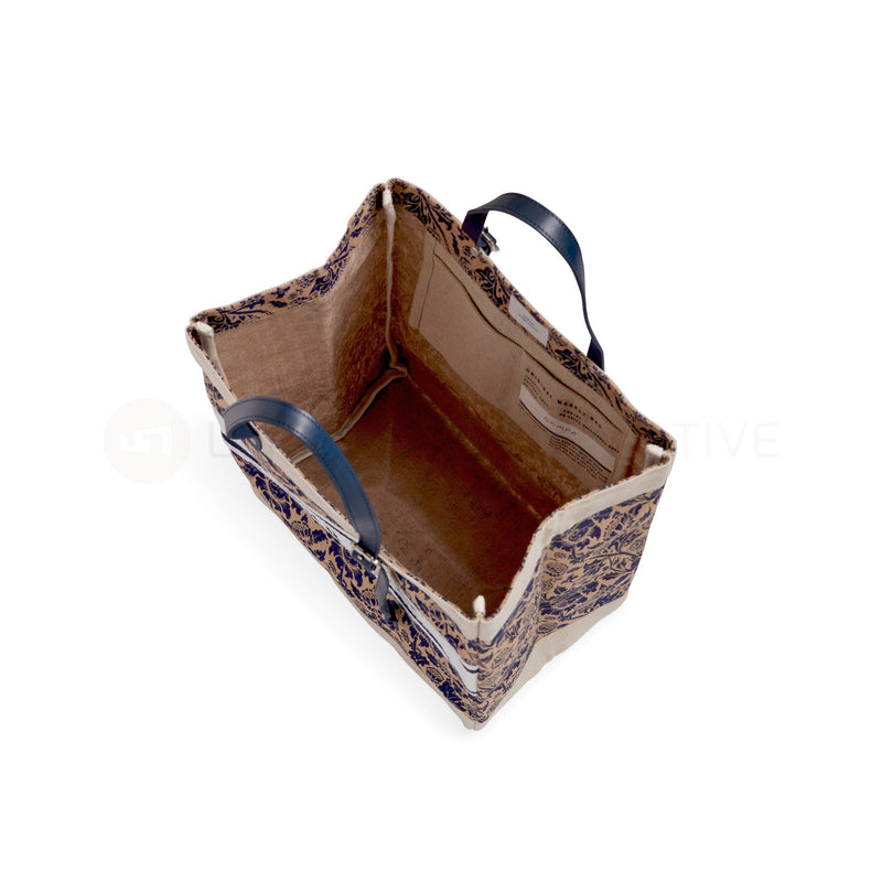 Market Bag in Blue Porcelain with Adjustable Handle (003POBL)