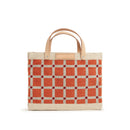 Petite Market Bag in Chenille Window Brick (035CHNRT)