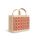 Petite Market Bag in Chenille Window Brick (035CHNRT)