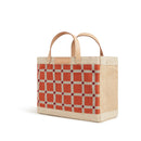 Petite Market Bag in Chenille Window Brick (035CHNRT)