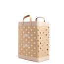 Market Bag in Gold Polka Dot (003NAGDPK)