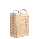 Market Bag in Gold Polka Dot (003NAGDPK)
