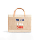 Petite Market Bag in Natural for Clare V. “Merci Beau Coup” (035NACV)