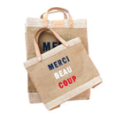 Petite Market Bag in Natural for Clare V. “Merci Beau Coup” (035NACV)