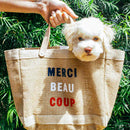 Petite Market Bag in Natural for Clare V. “Merci Beau Coup” (035NACV)