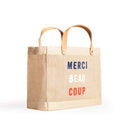 Petite Market Bag in Natural for Clare V. “Merci Beau Coup” (035NACV)