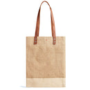 Wine Tote in Natural for Clare V. “Merci Beau Coup” (033CVOS)
