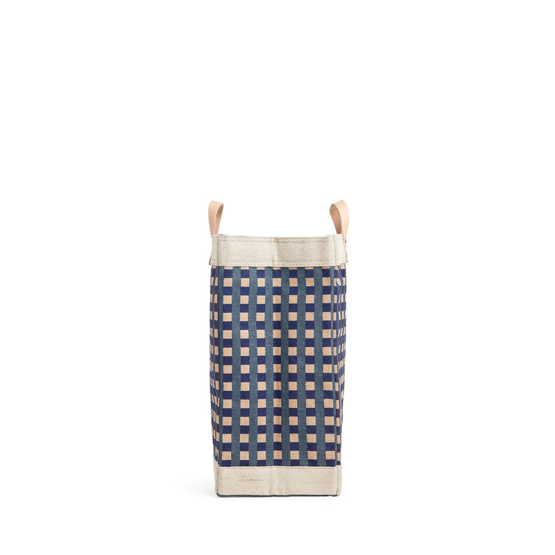 Market Bag in Navy Gingham (003GHBL)