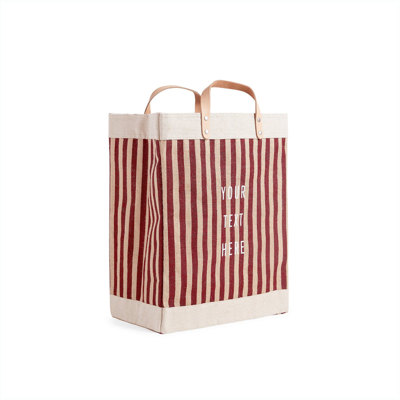 Market Bag in Red Stripe (003GHRD)