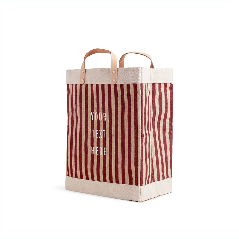 Market Bag in Red Stripe (003GHRD)