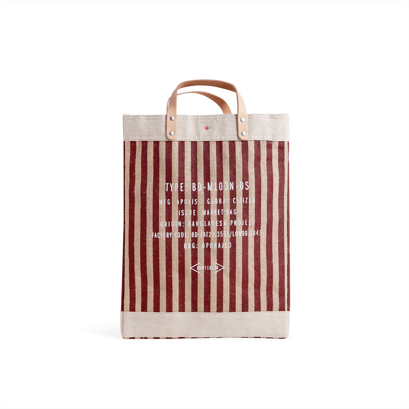 Market Bag in Red Stripe (003GHRD)