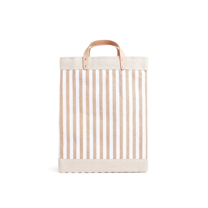 Market Bag in White Stripe (003STWH)