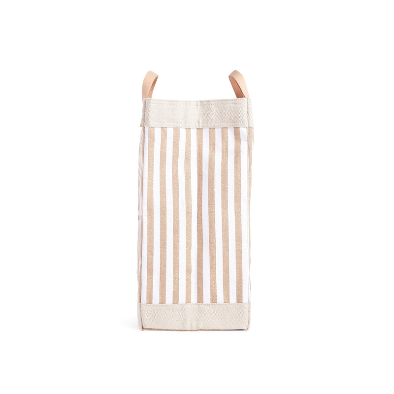 Market Bag in White Stripe (003STWH)