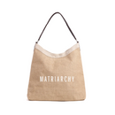 Crescent Tote in Natural (009NAOS)