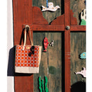 Wine Tote in Chenille Window Brick (033CHNRT)