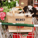 Petite Market Bag in Natural for Clare V. “Merci Beau Coup” (035NACV)