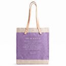 Market Tote in Lavender (034LVOS)