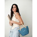 Petite Bucket Bag in Parisian Blue (055PBOS)