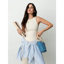 Petite Bucket Bag in Parisian Blue (055PBOS)