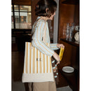 Wine Tote in Gold Stripe (033STGD)