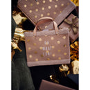 Petite Market Bag in Gold Polka Dot (035NAGDPK)