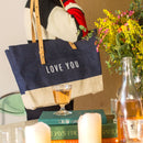 Shoulder Market Bag in Navy (004NV)