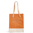 Wine Tote in Citrus (033OR)