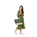 Shoulder Market Bag in Field Green (004GN)