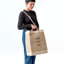 Market Bag in Natural with Strap (003NASTRAP)