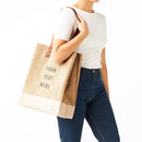 Wine Tote in Natural (033NA)