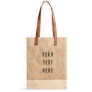 description_Custom printed text with eco-friendly ink.